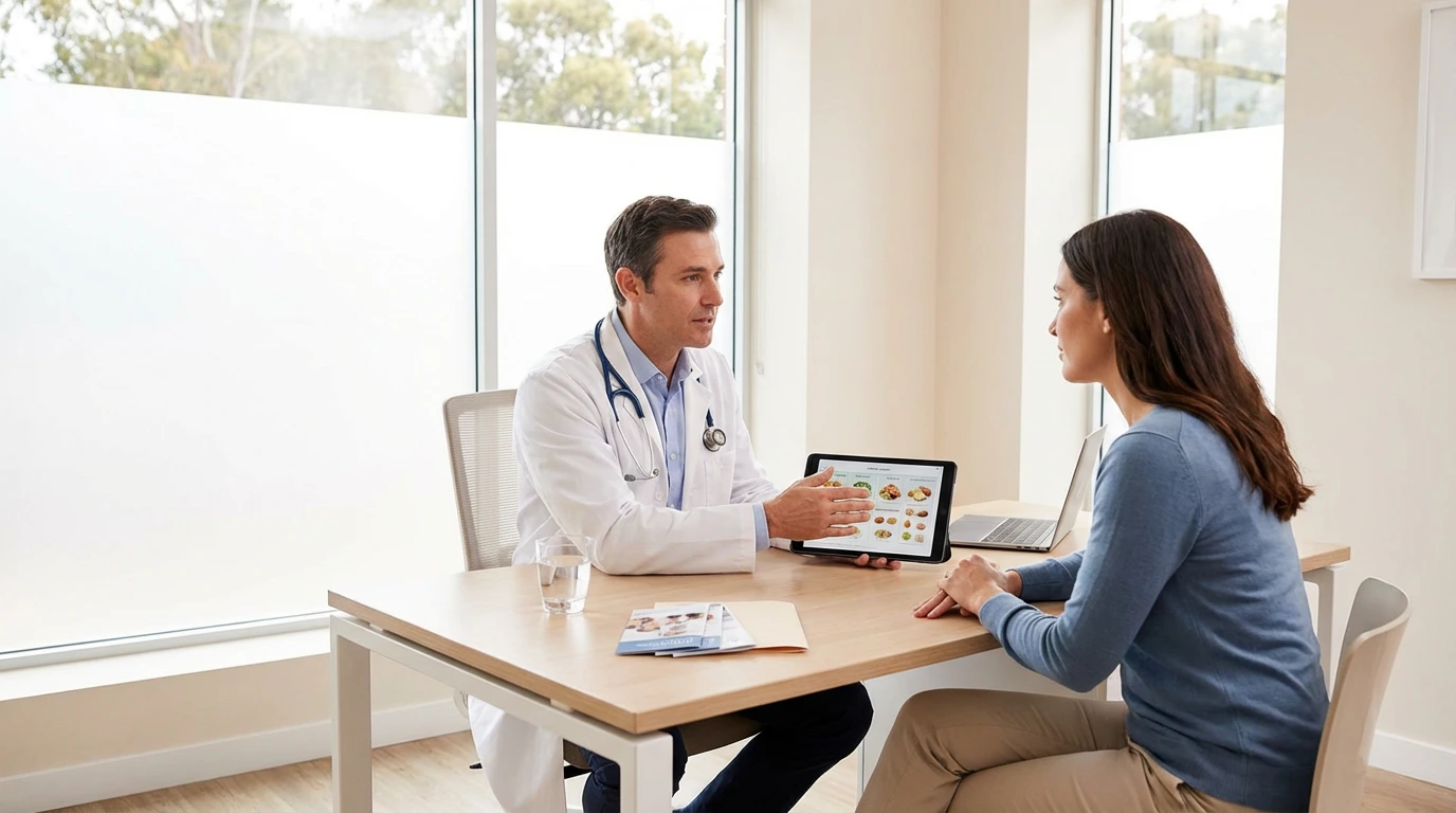 Nutritional counseling and healthy food planning